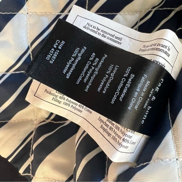 Rag & Bone Jessie Shirt Jacket in Navy Large NEW MSRP $525 - Picture 10 of 10